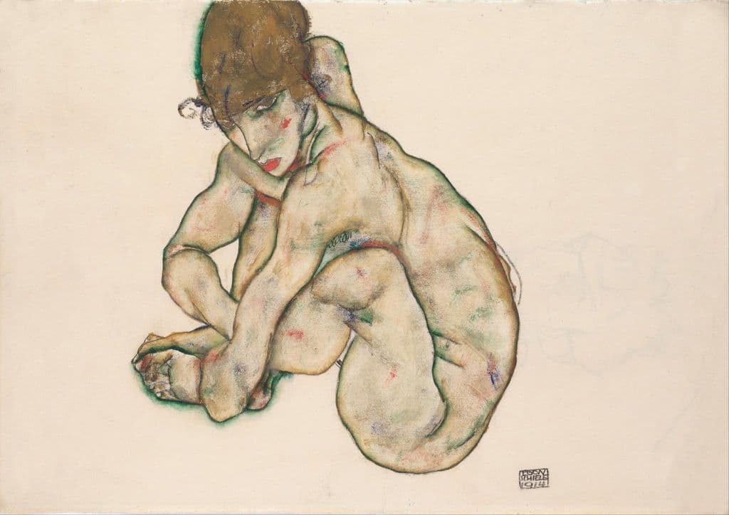 Egon Schiele Fine Art PrintPoster. 003691 Moa